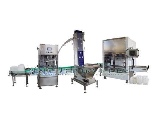 化工溶（róng）剂定量灌装生产线